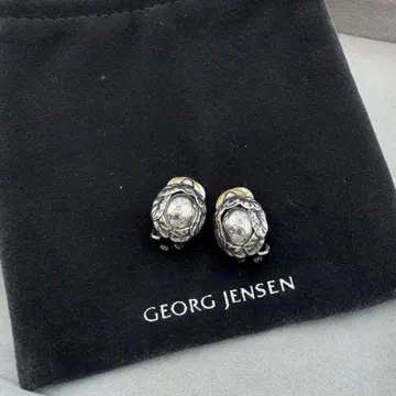 [ 보관 봉투 포함 ] georg jensen 귀걸이 실버925 1997