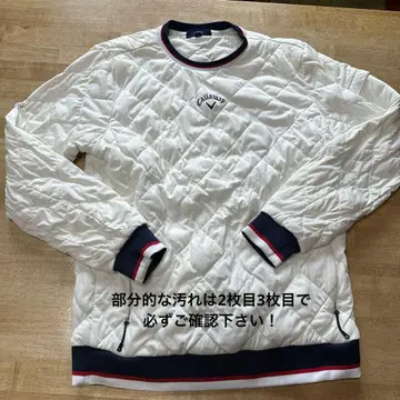 Callaway 퀼팅 다운 자켓 화이트 M 골프웨어