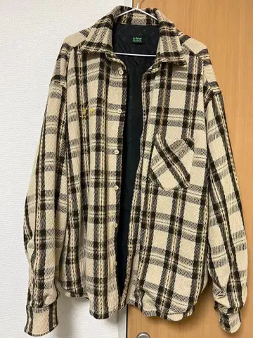 AFGK x 시게모리 사토미 콜라보 체크 자켓