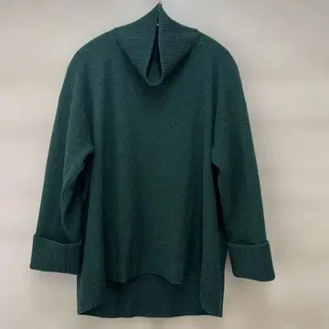 투모로우랜드 맥피 하이넥 니트 다크 그린