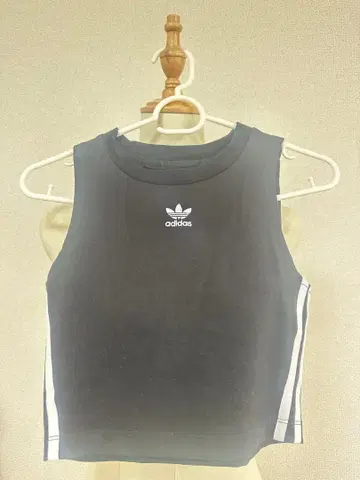 adidas 블랙 탱크탑 XS