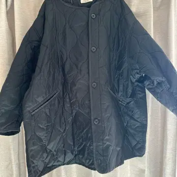 FREAK'S STORE 퀼팅 자켓 블랙