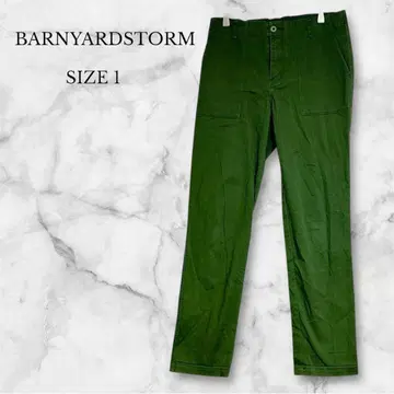 밴야드 스톰 카고 팬츠 베이커 팬츠 캐주얼 다크 그린 S