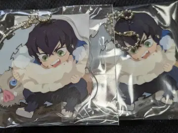 귀멸의 칼날 상하이 점심 이노스케 아크릴 참 중국 한정판 아크릴 키링