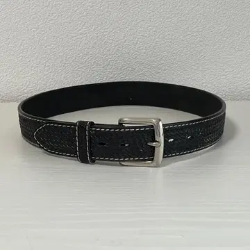 RANGER BELT COMPANY 블랙 가죽 벨트 사이즈 30