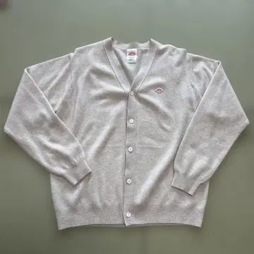 단톤 베이지 V넥 가디건