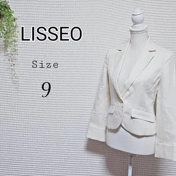 LISSEO 화이트 자켓 사이즈 9