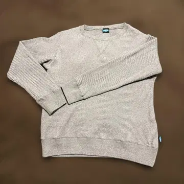 KAVU 그레이 리브 스웨터 M