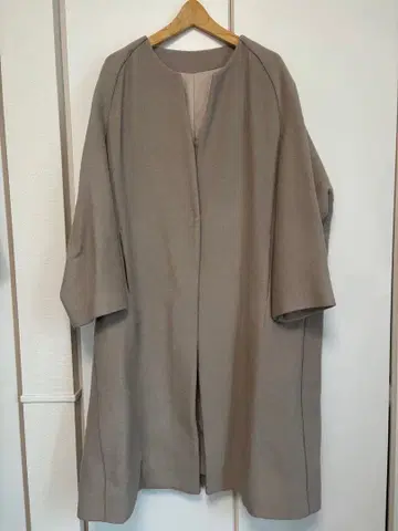 CITYSHOP 시티샵 노카라 오버 코쿤 코트