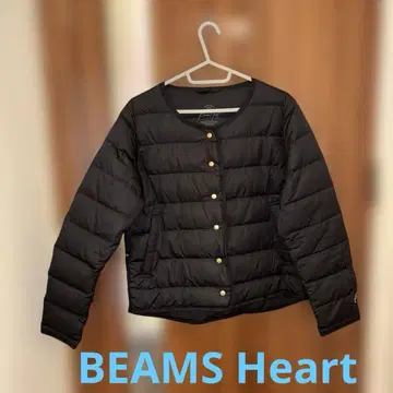 빔즈 프렌치 퍼프 다운 블랙 다운 자켓