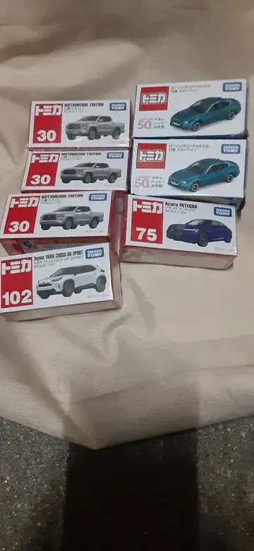 토미카 미니카 6개 세트