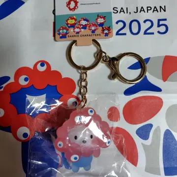 오사카 간사이 만박 먀쿠먀쿠 산리오 클리어 키링 폿차코