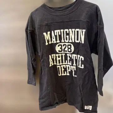 웨어하우스 7부 소매 롱T 블랙