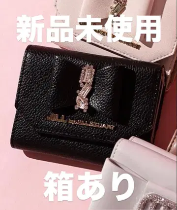 JILL by JILL STUART 블랙 3단 폴더형 지갑