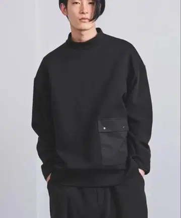 EN ROUTE/코튼 폴리에스테르 종이상자/플리스 모크넥