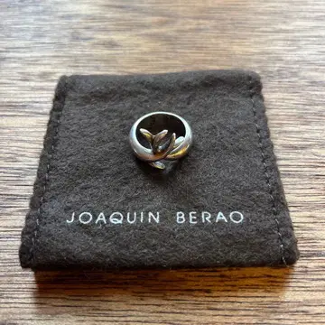 JOAQUIN BERAO 잎 모티브 실버 반지 13호