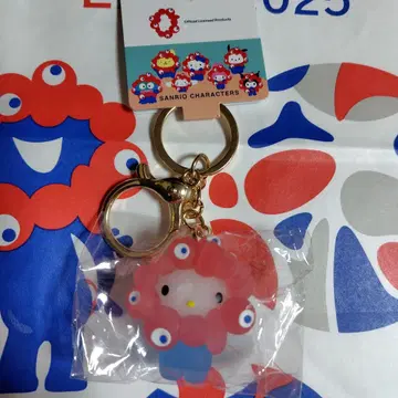 오사카 간사이 만박 미야쿠미야쿠 산리오 클리어 키링 키티