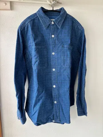 SASSAFRAS 체크 무늬 플란넬 셔츠