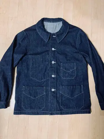 프렌치 워크 자켓 데님 프랑스