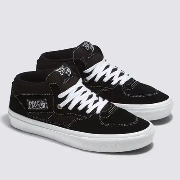 VANS 하프캡 블랙 스웨이드 캔버스 하프캡