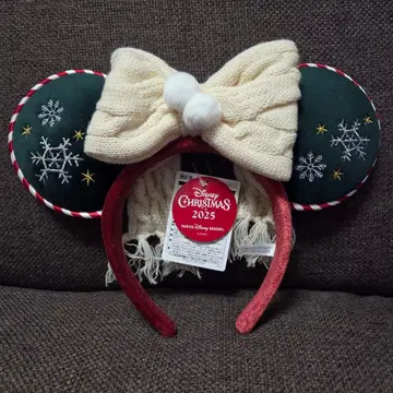 디즈니 크리스마스 2025 머리띠 택 포함 새상품