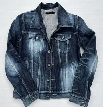 GOSTAR DE FUGA 데님 자켓 다크 블루 G 자켓