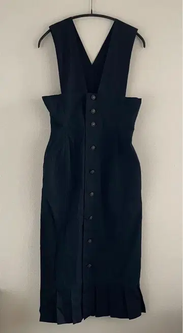 80s 빈티지 오버롤 스커트 구제 의류