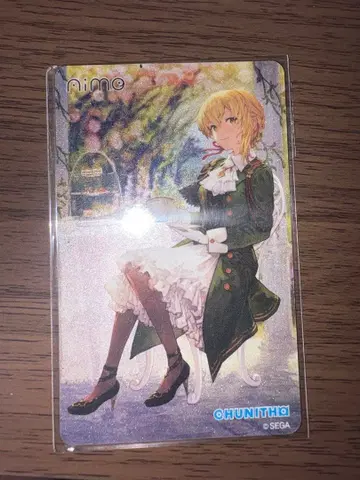 CHUNITHM 미앙 테르수라스 aime 카드 미개봉