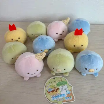 스미코구라시 장면 봉제 인형 펭귄 아이스크림 테노리 봉제 인형