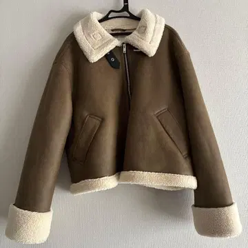 무스탕풍 브라운 자켓 S