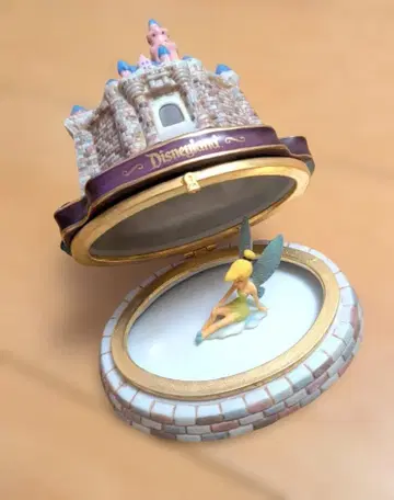 레어 Disney Land의 캐슬 & 팅커벨 힌지 박스