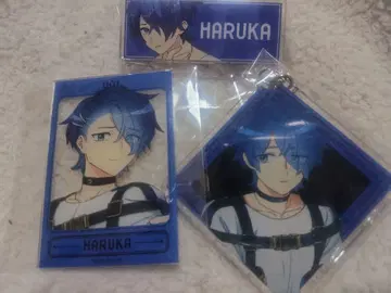 MILGRAM 밀그램 네임플레이트 아크릴 카드 키링 하루카