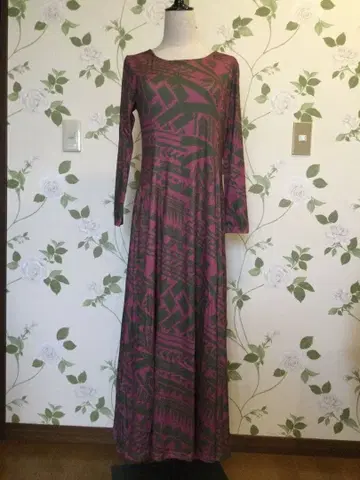 새상품 하와이안 롱 드레스