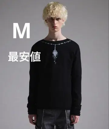 [ GRANCY ] 프린트 디자인 시어 니트