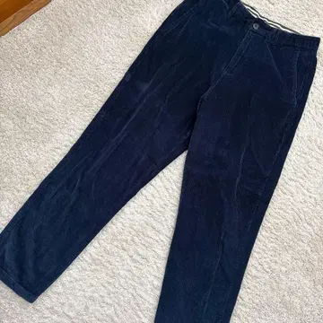 ZARA 네이비 코듀로이 슬랙스