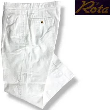 J6430 새상품급 로타 2 플리츠 구르카 팬츠 화이트 46 Rota