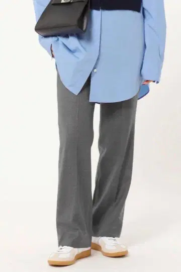 AP STUDIO 삭소니 울 이지 팬츠