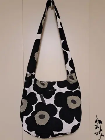 하자품 마리메꼬 marimekko 캔버스 숄더 모노톤