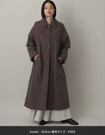 Apart by 브라운 롱 코트