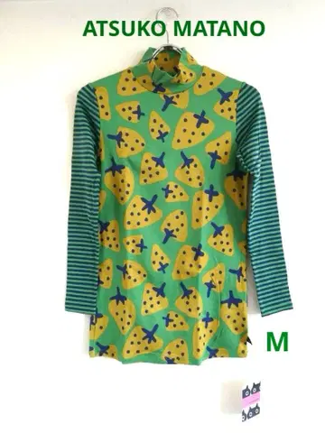 50% off [마타노 아츠코] 와코루 속기모 T셔츠 M 상의 하이넥