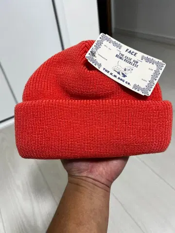 THE H.W. DOG CO. 오렌지 니트 비니