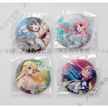 끝없는 미래로부터 하츠미라 캔뱃지 4종 세트