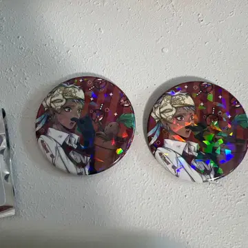 트위스티드 원더랜드 카림 캔뱃지 트위스테 흰 옷 실험복