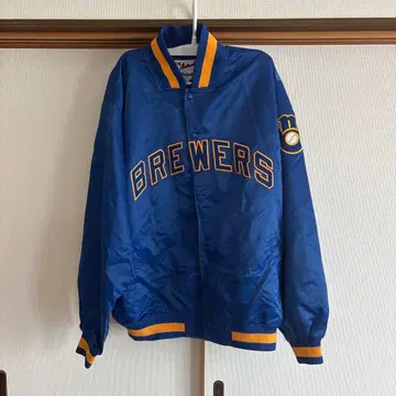 BREWERS 바시티 자켓 파란색 로고