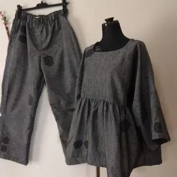 기모노 리메이크 (명주) 셋업