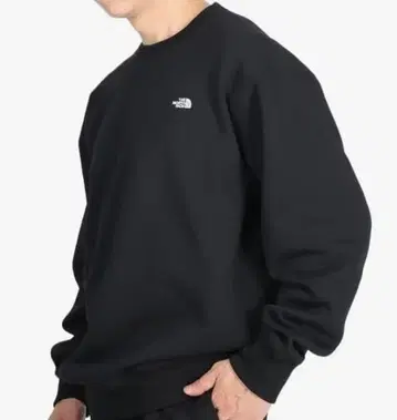 새상품급! THE NORTH FACE 스몰 로고 헤더 맨투맨 크루