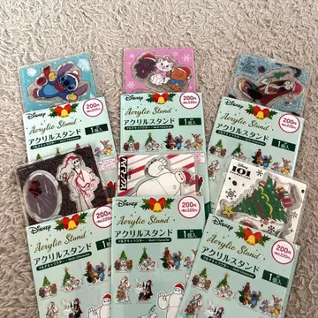 Disney 다이소 아크릴 스탠드 멀티 캐릭터 6개 세트