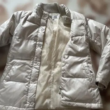 ZAZIE 아이보리 다운 자켓 38