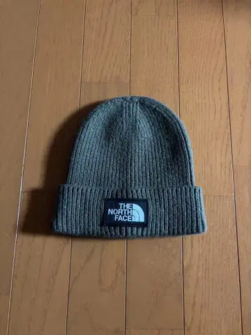 THE NORTH FACE 카키 니트 모자