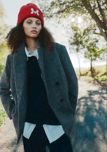 H&M 울 블렌드 블레이저 자켓 아우터 오버 사이즈 XS 새상품급